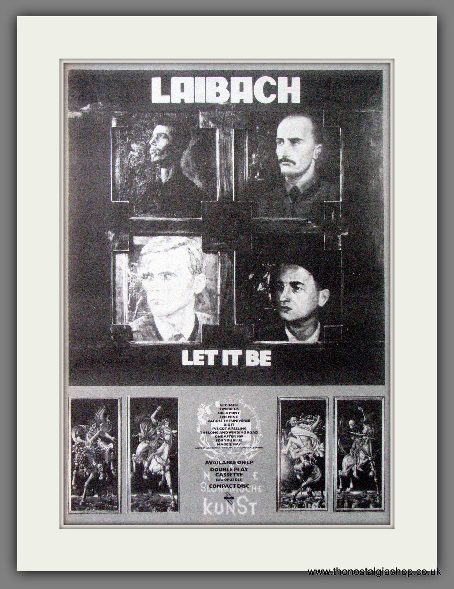 Laibach Let It Be. Original Advert 1988 (ref AD12687)