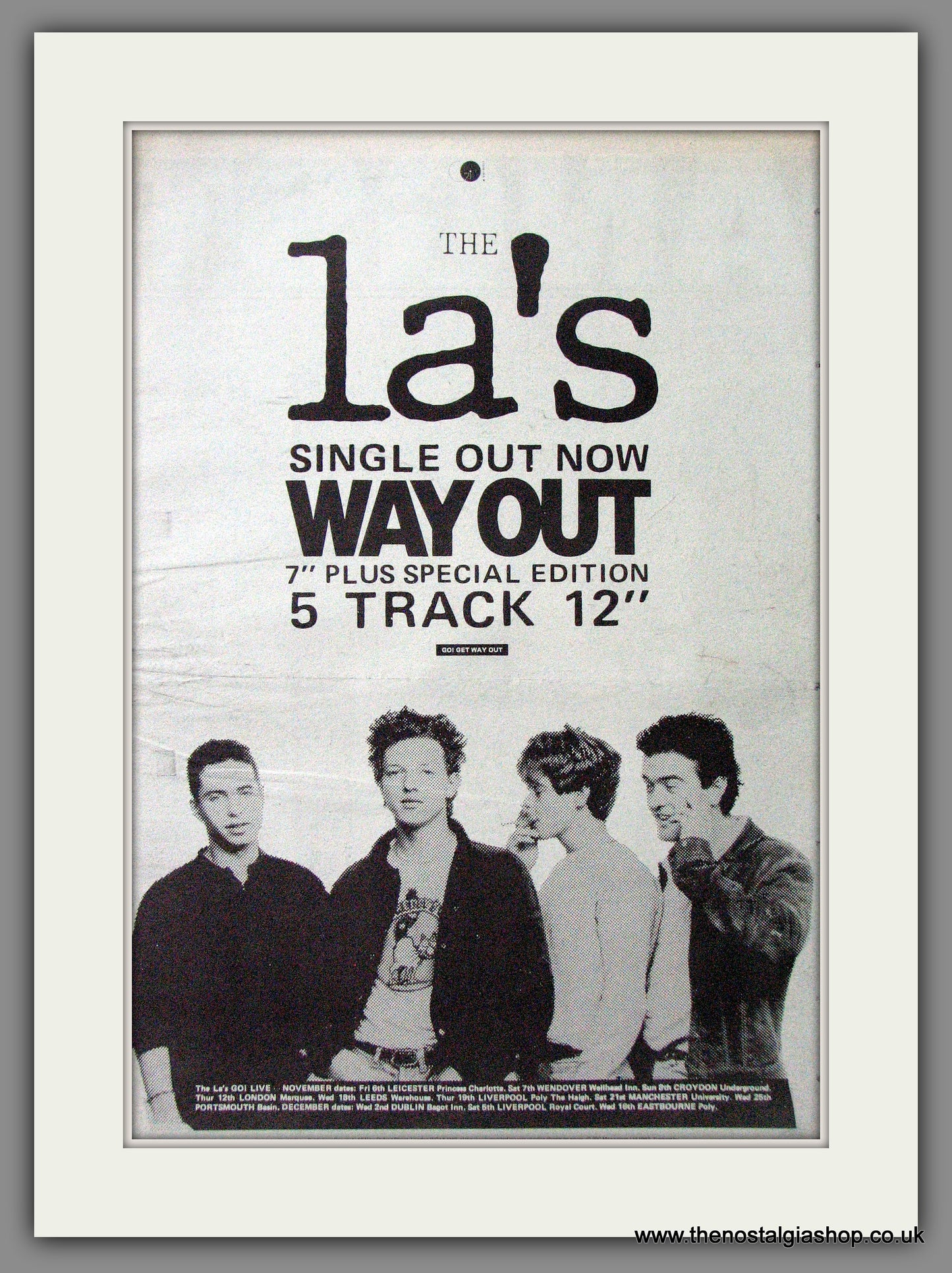 La's (The) Way out. Original Advert 1987 (ref AD12697)