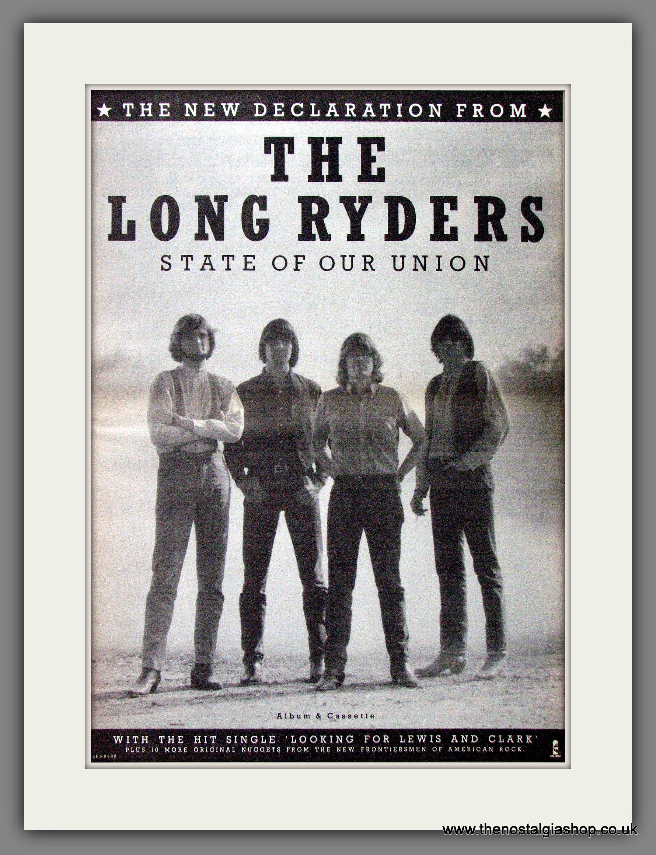 Long Ryders (The) State Of Our Union. Original Advert 1985 (ref AD1270 ...