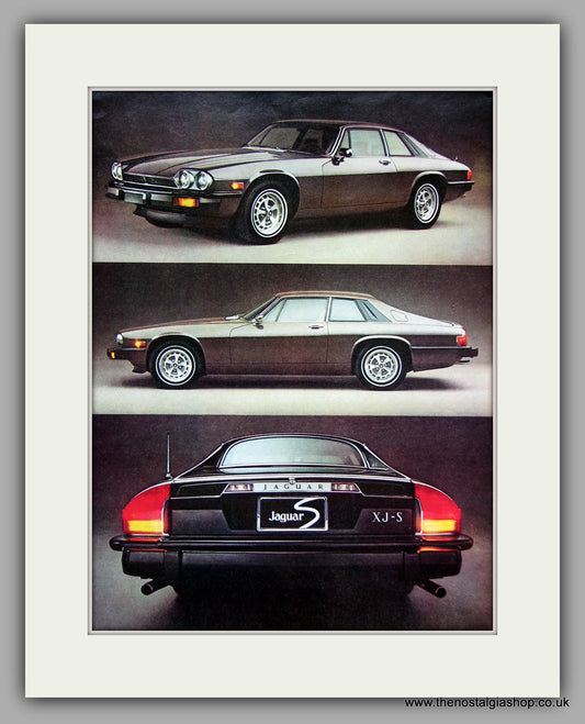 Jaguar XJ-S. 1976. Double Vintage Advert (ref AD7724)