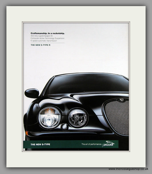 Jaguar S-Type R. 2003. Original Vintage Advert (ref AD7732)