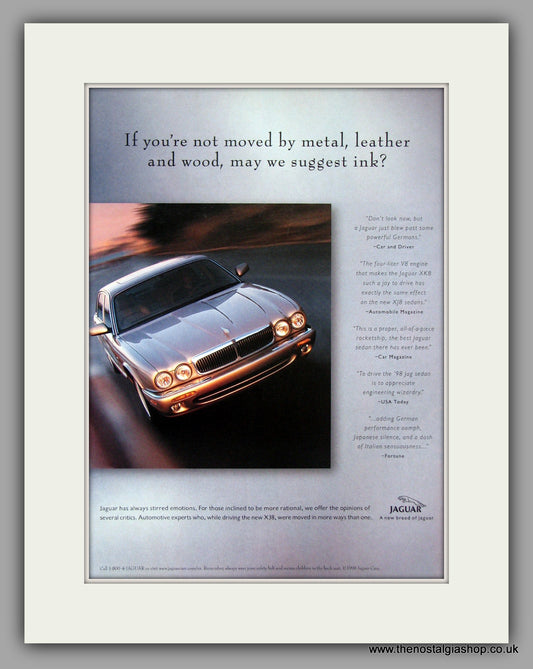 Jaguar XJ8. 1998. Original Vintage Advert (ref AD7736)