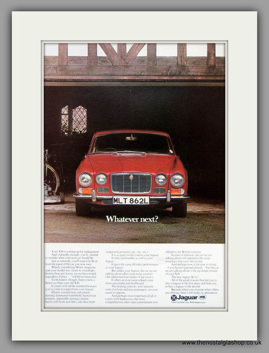 Jaguar XJ6. 1976. Original Vintage Advert (ref AD7743)