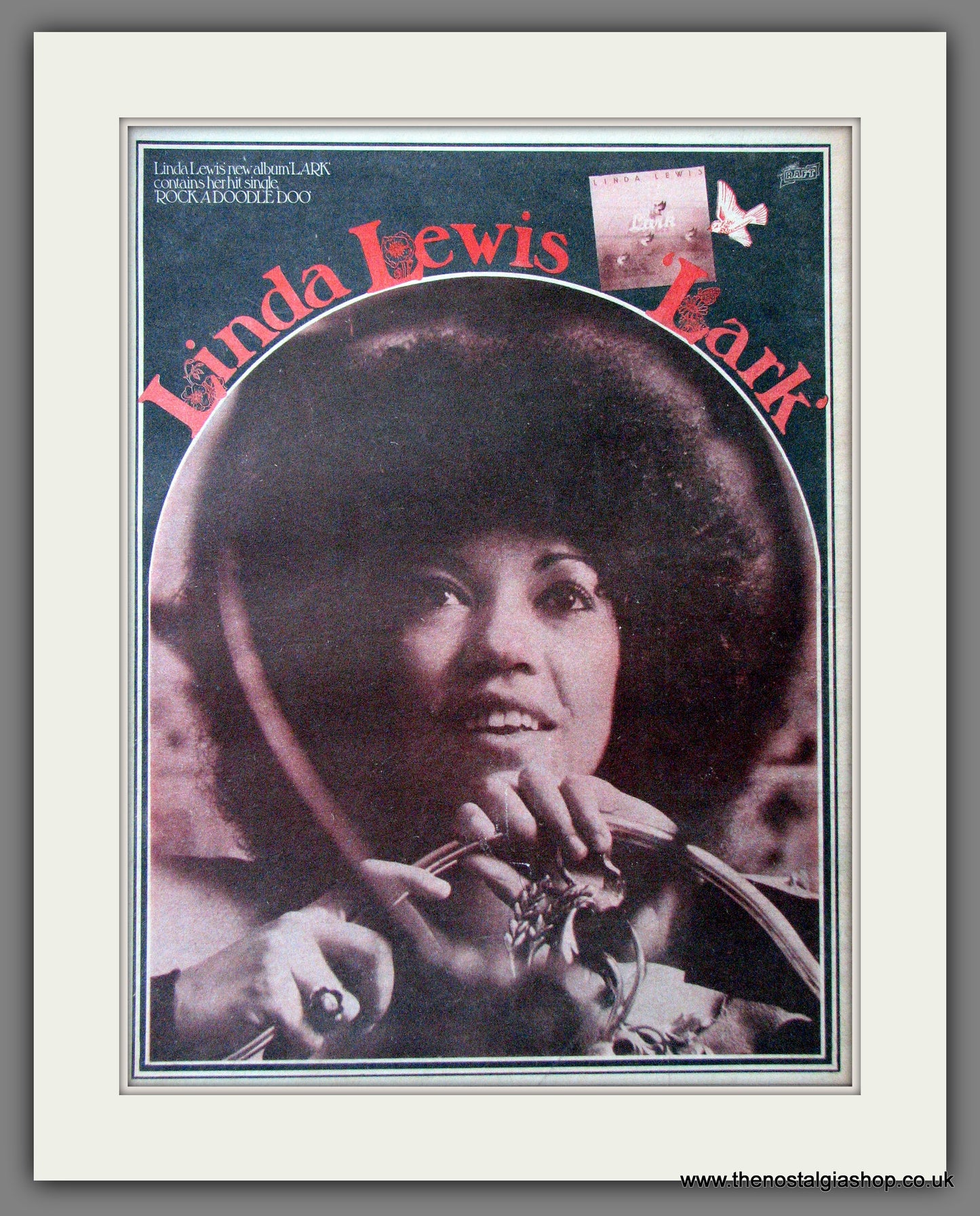 Linda Lewis Lark. Original Advert 1973 (ref AD12733)