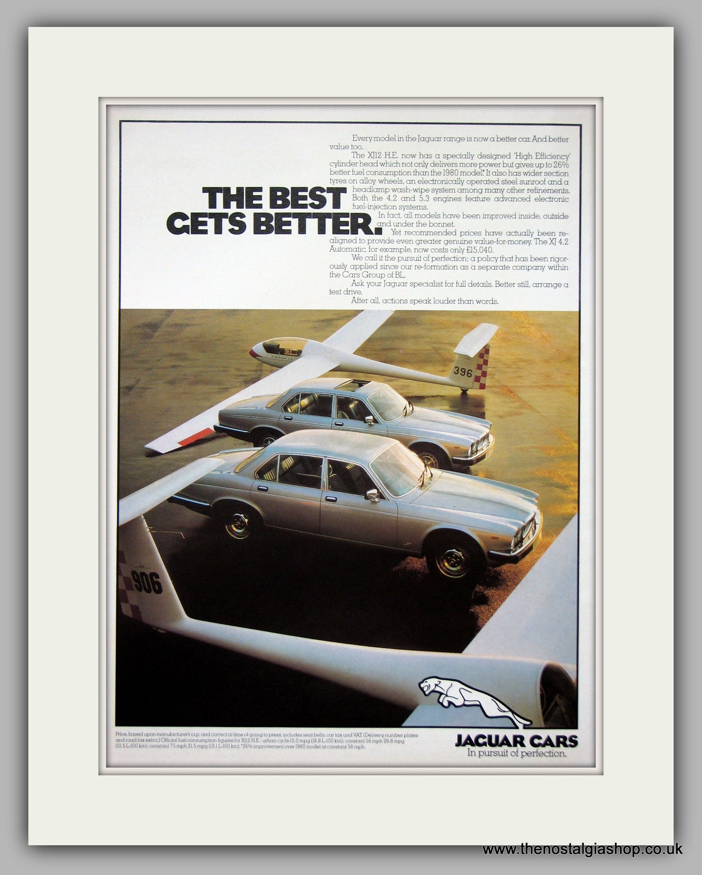 Jaguar XJ12 H.E. 1981. Original Vintage Advert (ref AD7747)