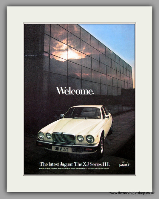 Jaguar XJ Series III. 1979. Original Vintage Advert (ref AD7748)