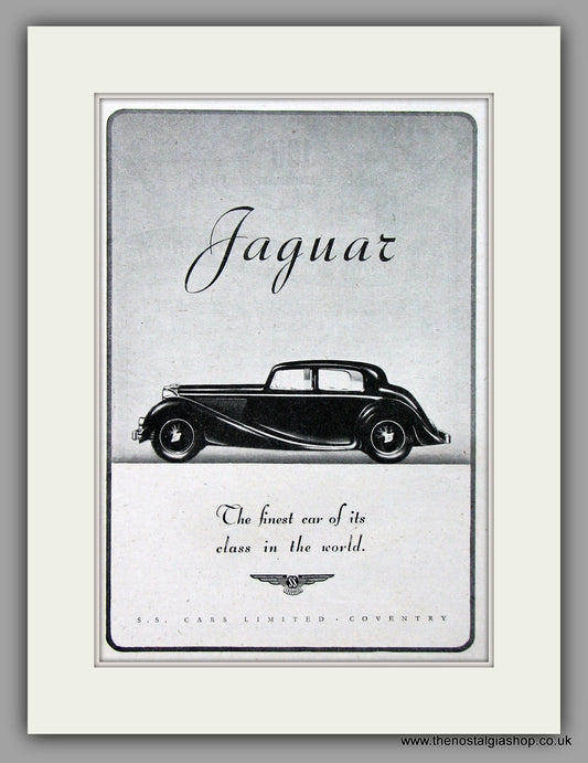 Jaguar SS. 1944. Original Vintage Advert (ref AD7753)