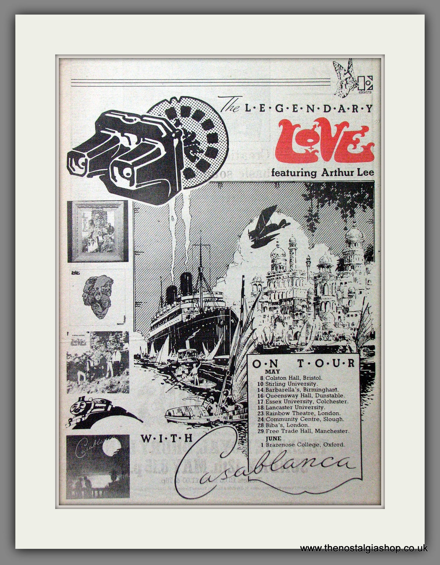 Love With Casablanca On Tour. Original Advert 1974 (ref AD12746)