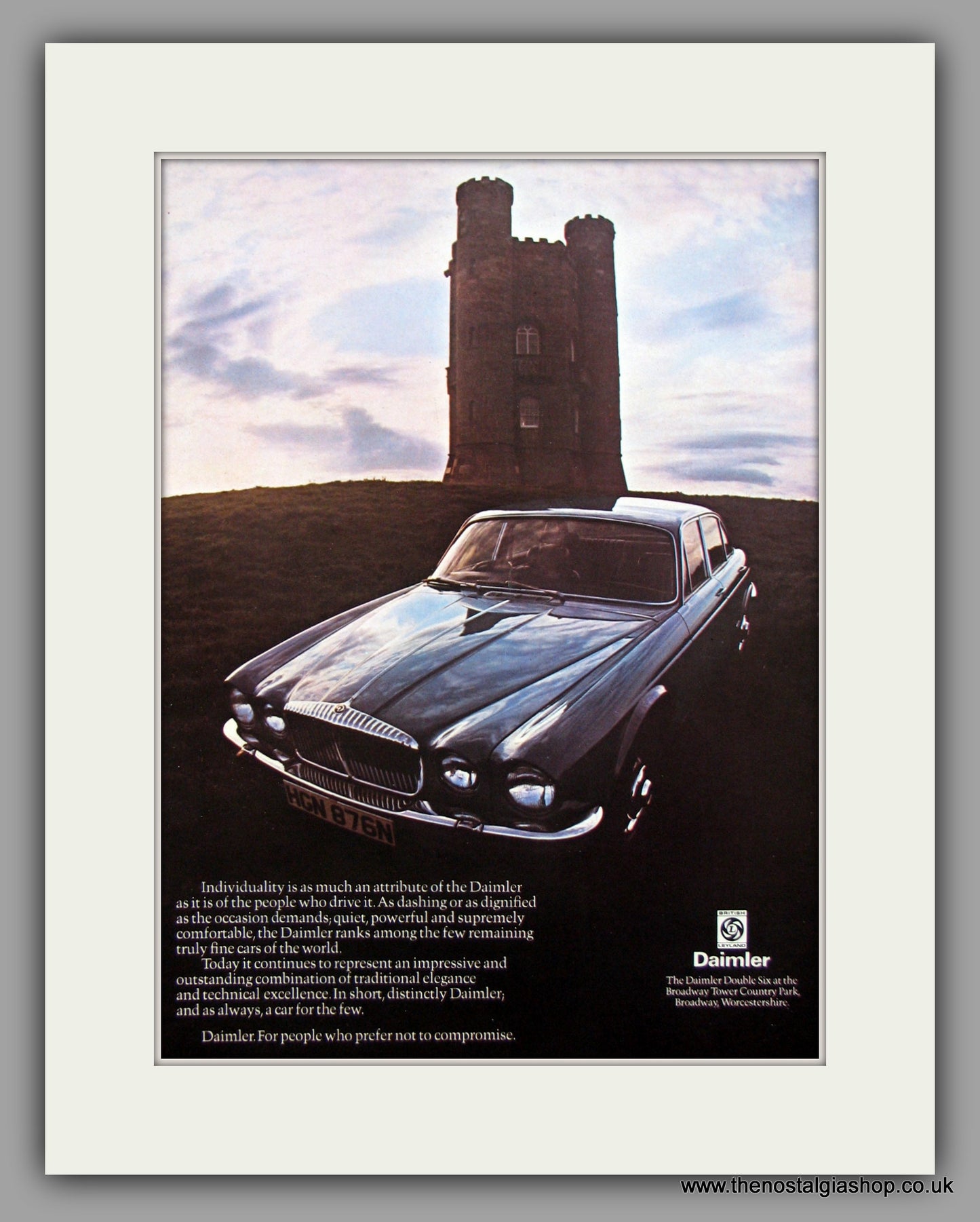 Daimler Double Six. 1975. Original Vintage Advert (ref AD7759)