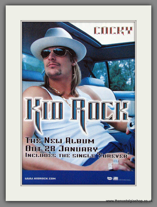 Kid Rock. Cocky. 2002 Original Advert (ref AD55091)