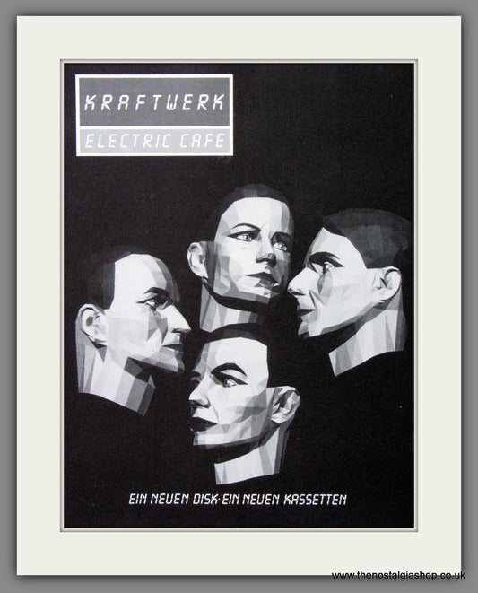 Kraftwerk. Electric Cafe. 1986 Original Advert (ref AD55138)