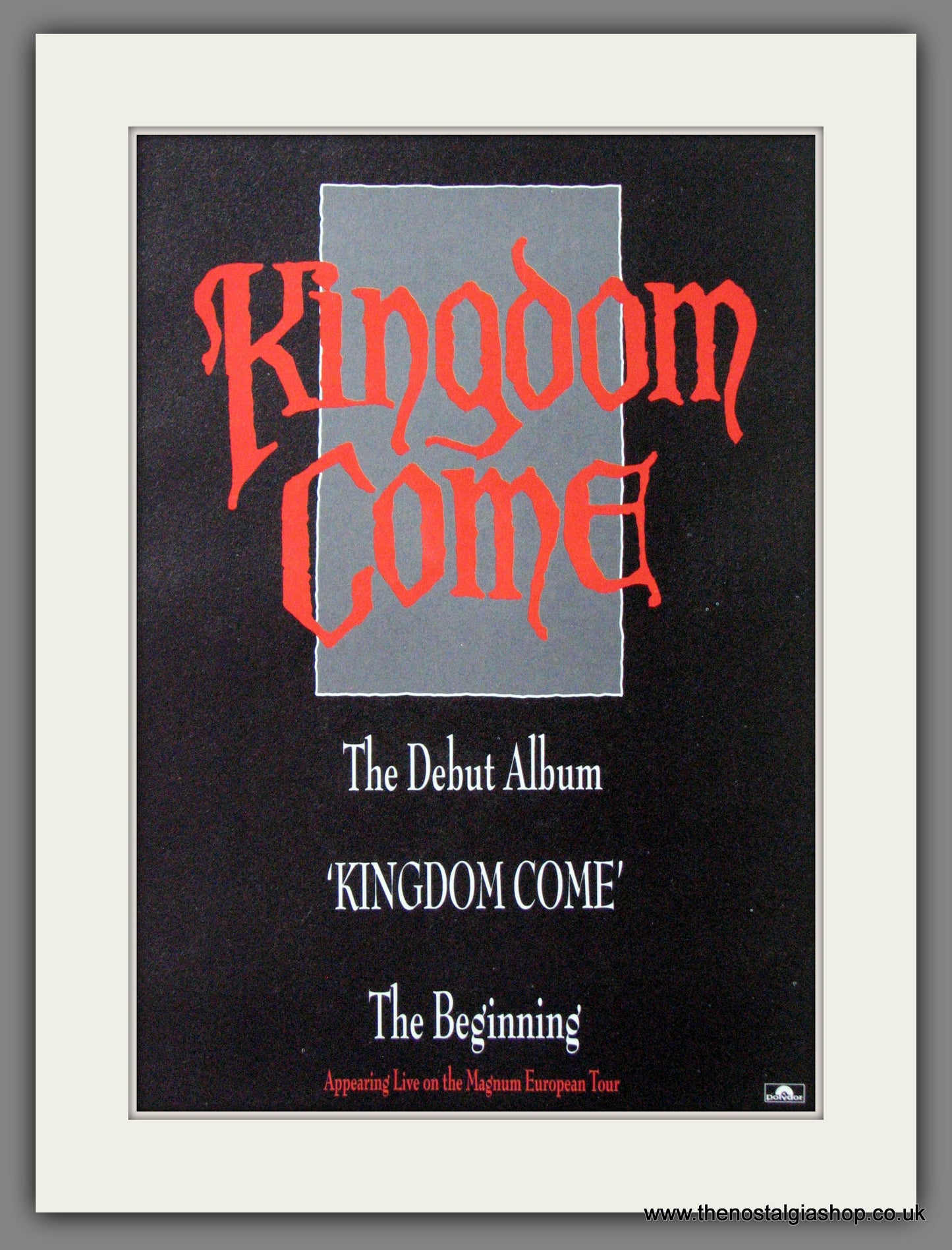 Kingdom Come. Debut Album. 1988 Original Advert (ref AD55158)