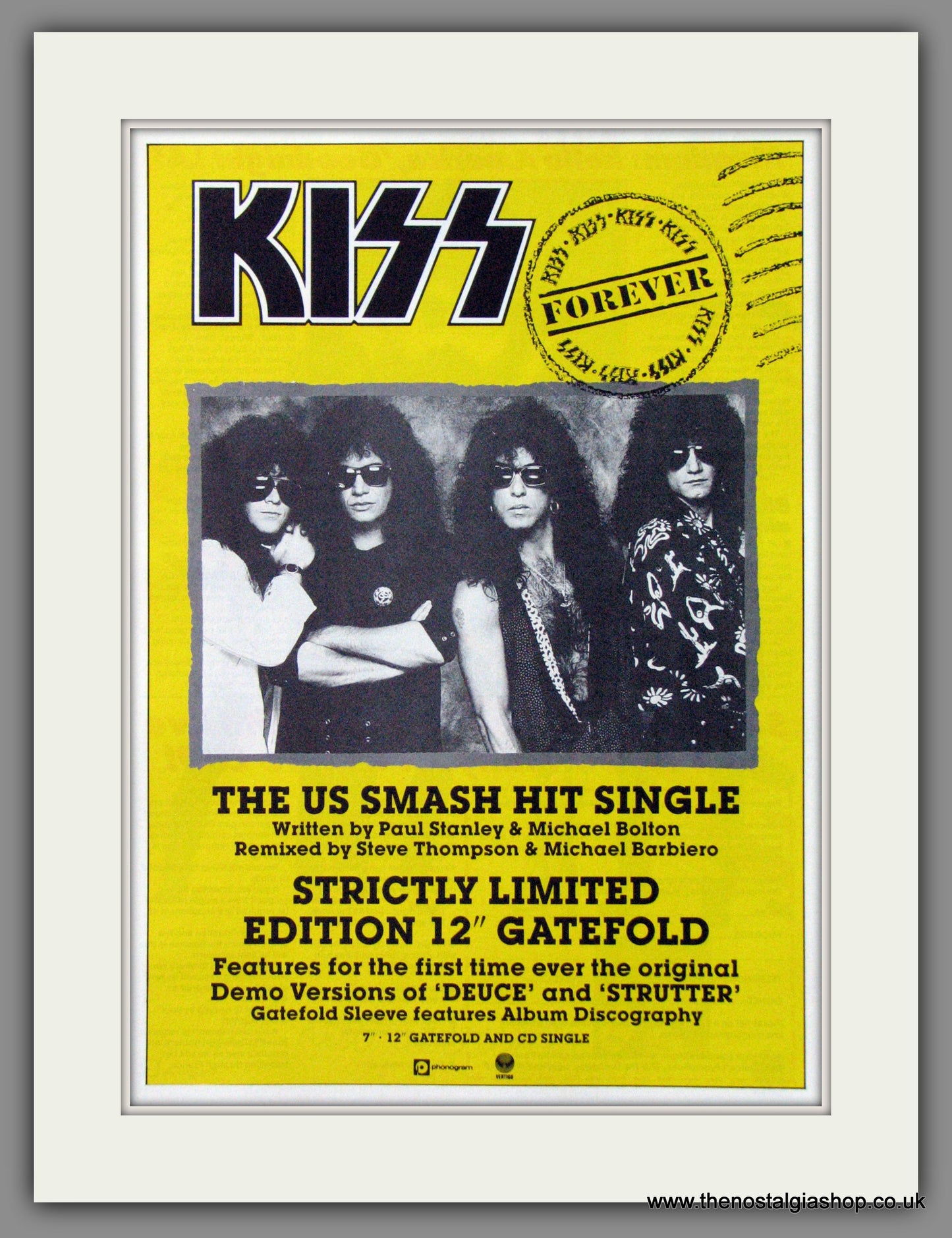 Kiss. Forever. 1990 Original Advert (ref AD55110)