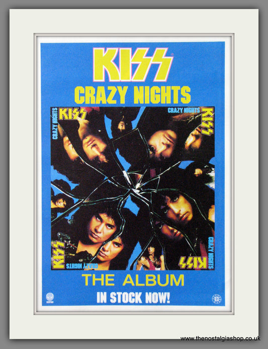 Kiss. Crazy Nights. 1987 Original Advert (ref AD55112)