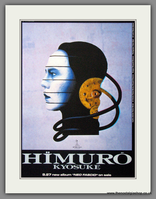 Himuro Kyosuke. Neo Fascio. 1989.  Original Advert (ref AD55216)