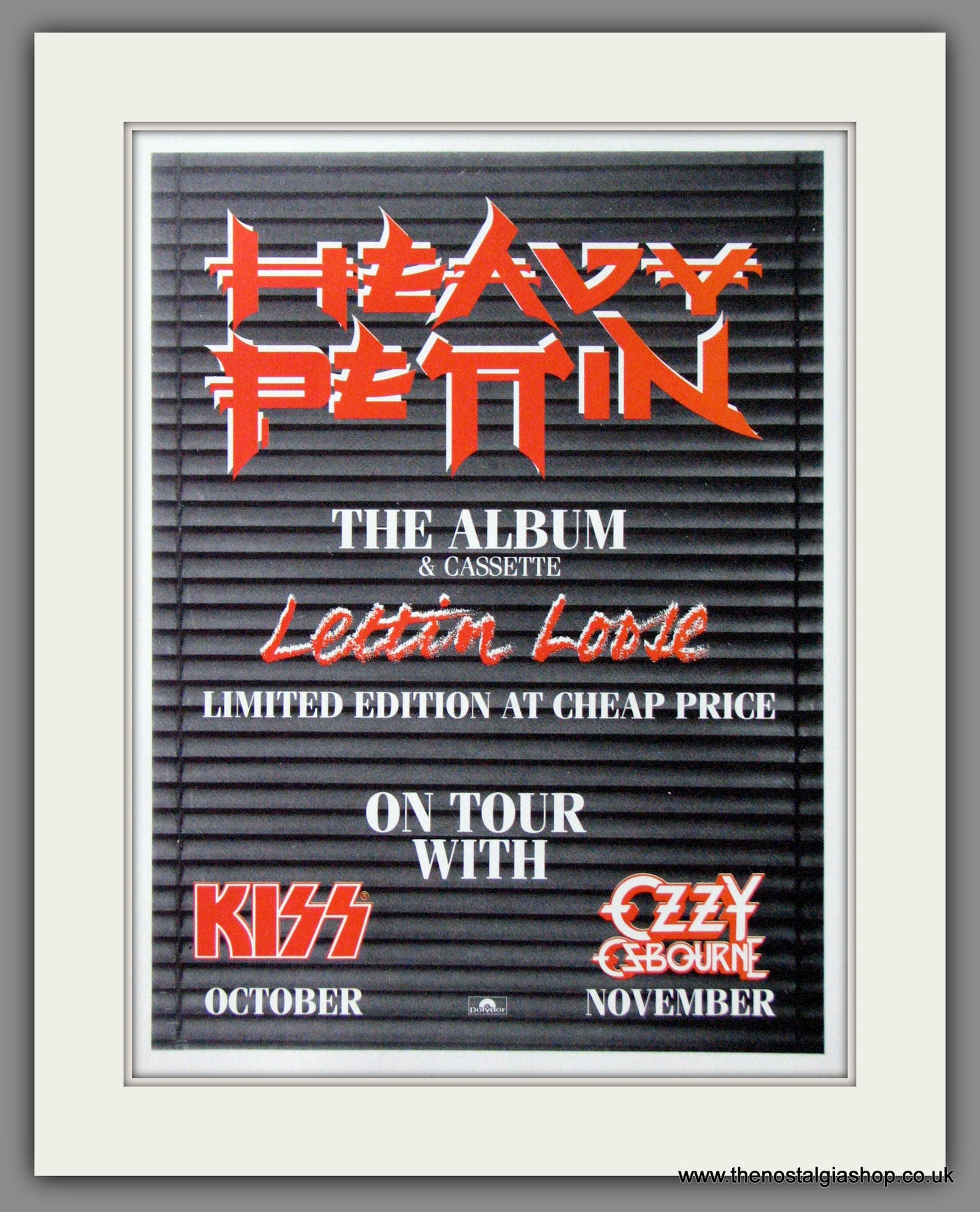 Heavy Pettin. Lettin Loose. 1983. Original Advert (ref AD55253)