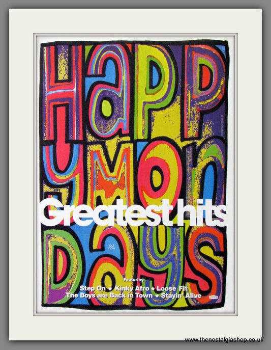 Happy Mondays. Greatest Hits. 1999. Original Advert (ref AD55255)