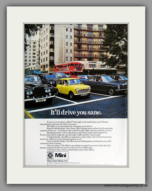 Mini 1975. Original Vintage Advert (ref AD7894)