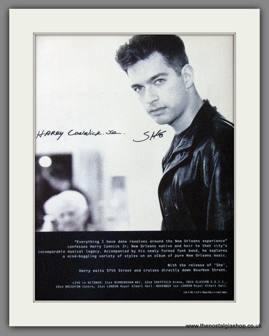 Harry Connick Jr. She. 1994. Original Advert (ref AD55257)