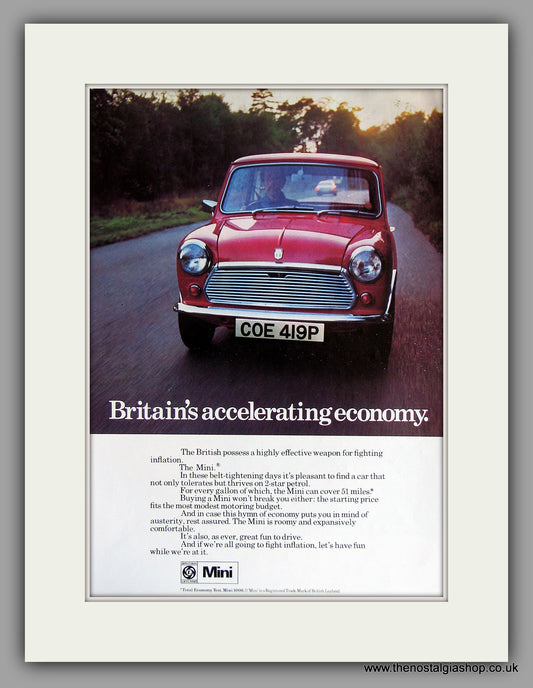 Mini 1975. Original Vintage Advert (ref AD7895)