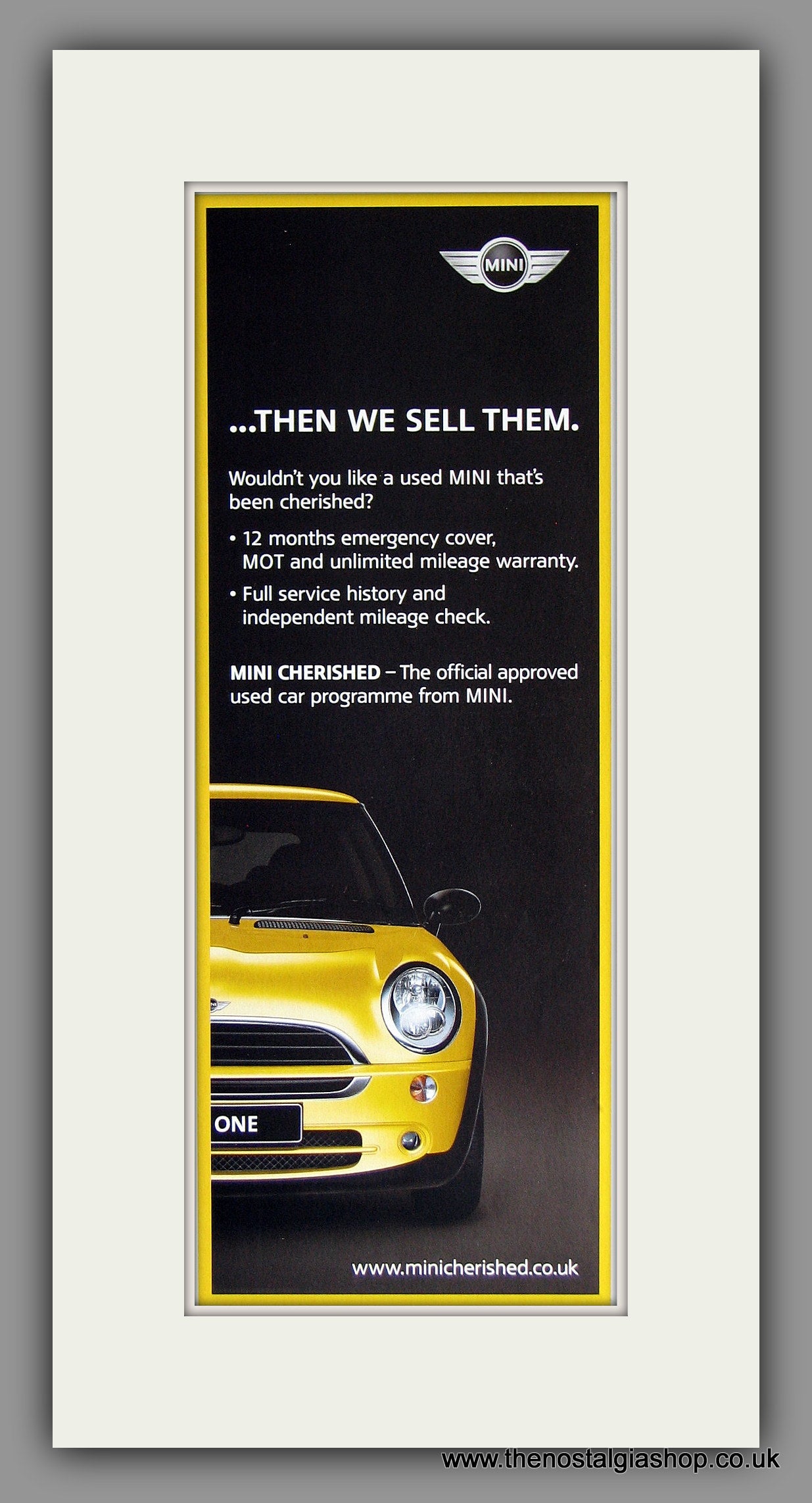 Mini 2007. Set Of 2 Original Vintage Adverts (ref AD7904)