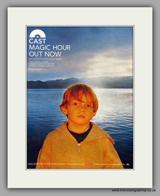 Cast. Magic Hour. Original Vintage Advert 1999 (ref AD10246)