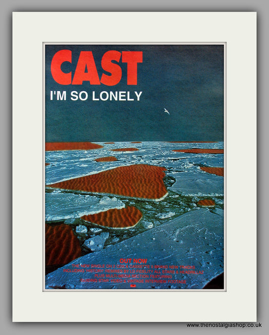 Cast. I'm So Lonely. Original Vintage Advert 1997 (ref AD10248)