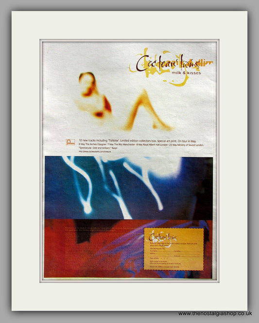 Cocteau Twins. Milk and Kisses. Original Vintage Advert 1996 (ref AD10250M)