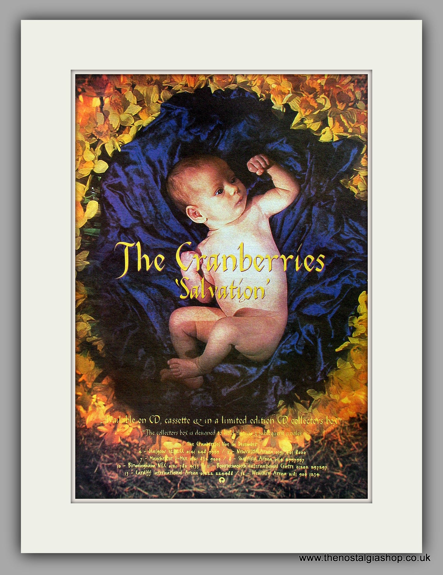 Cranberries (The) Salvation. Original Vintage Advert 1996 (ref AD10254)