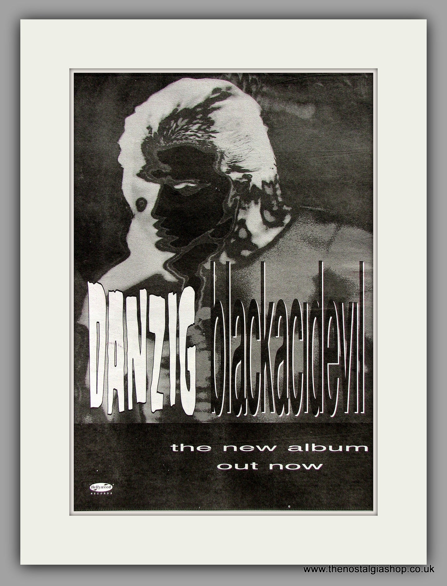 Danzig. Blackacidevil. Original Vintage Advert 1996 (ref AD10267)