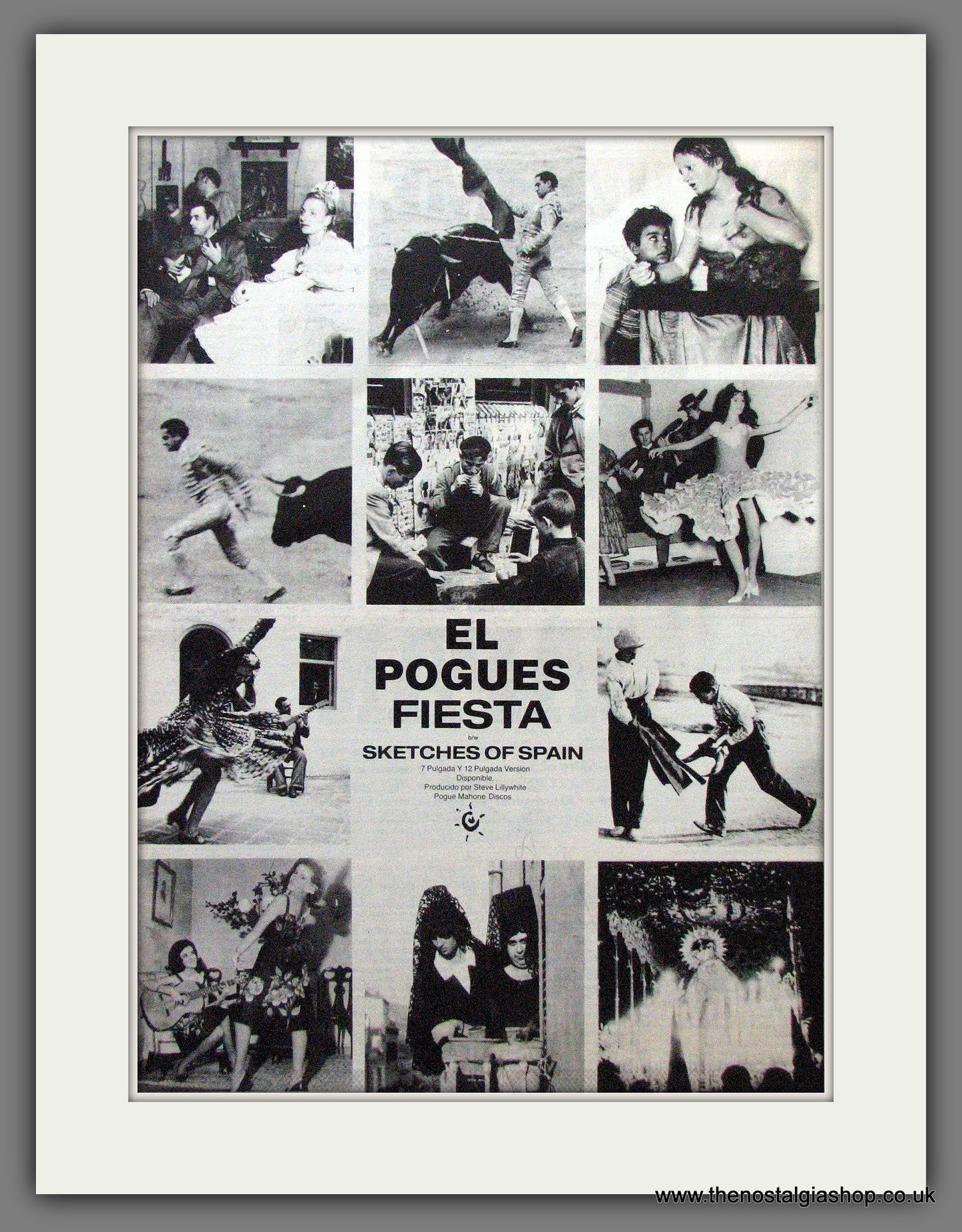 El Pogues Fiesta Sketches Of Spain. Original Advert 1988 (ref AD12765)