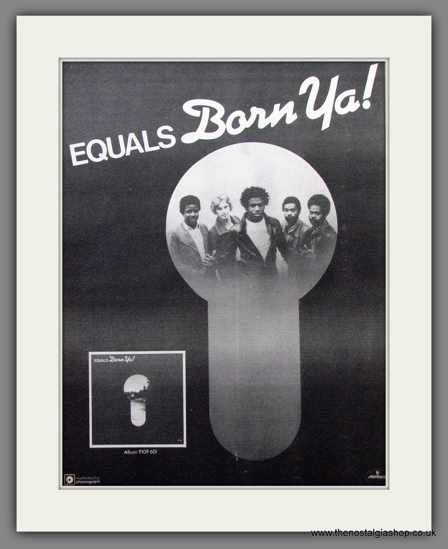 Equals Born Ya. Original Advert 1976 (ref AD12767)