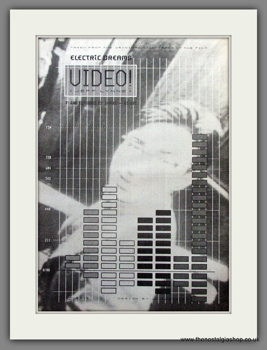 Jeff Lynnes Video Electric Dreams. Original Advert 1984 (ref AD12771)