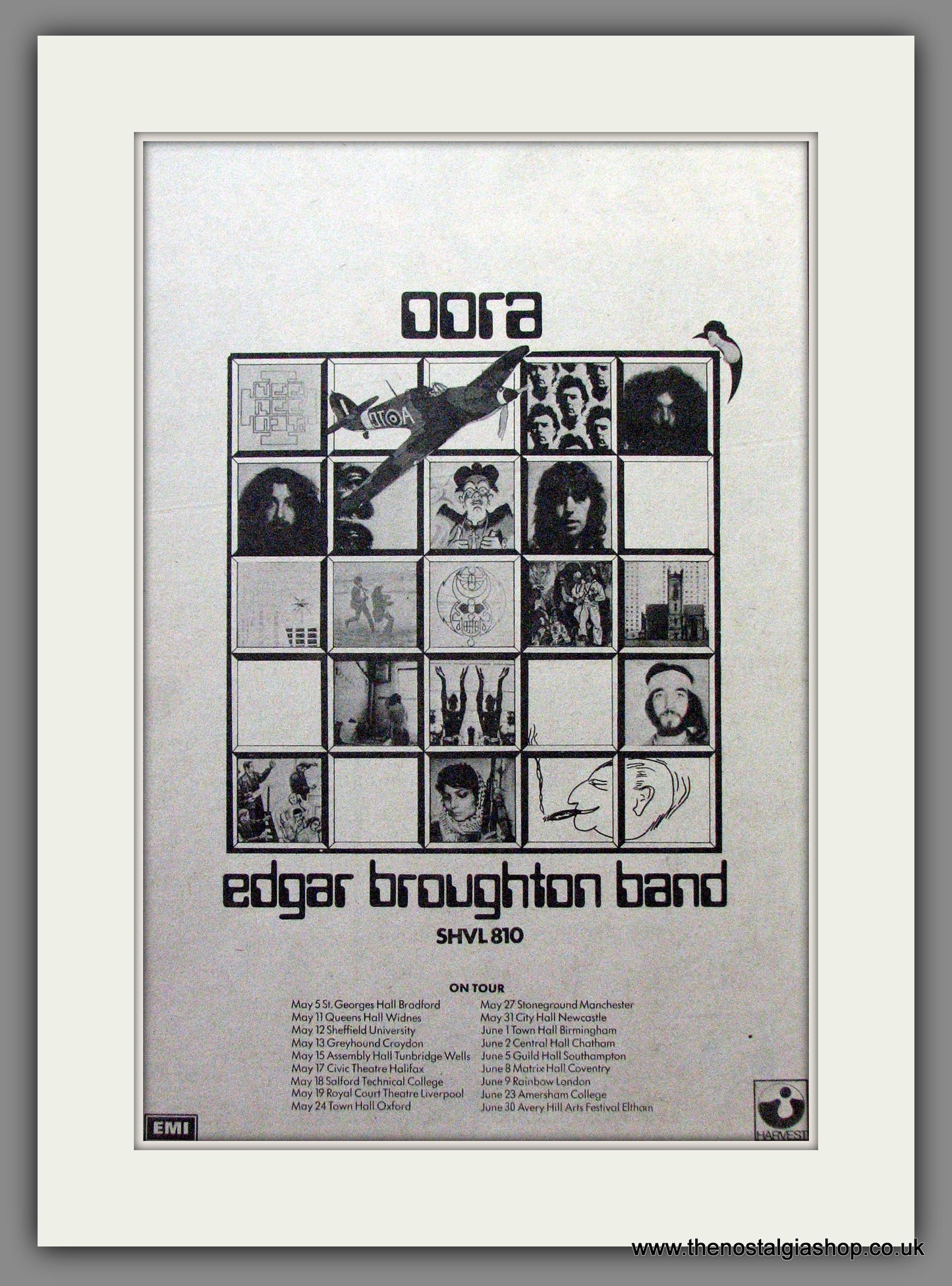 Edgar Broughton Band Oora. Original Advert 1973 (ref AD12779)