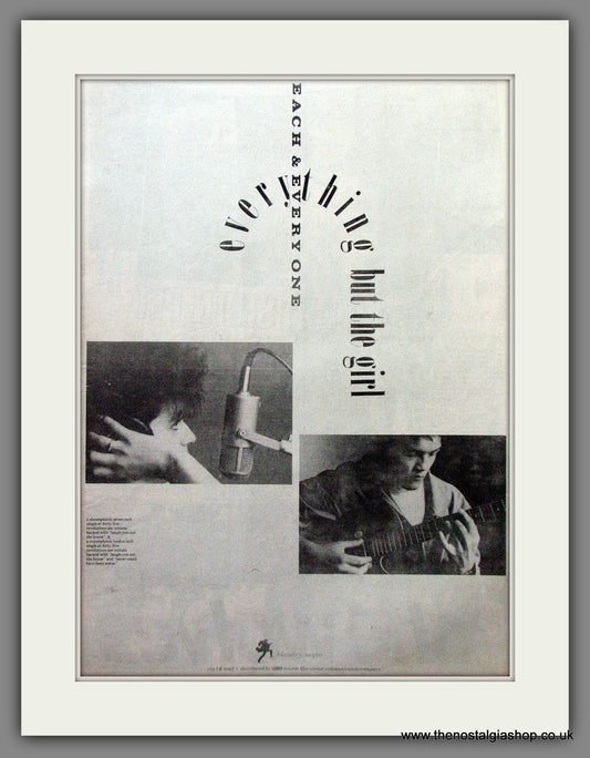 Everything But The Girl Each & Everyone. Original Advert 1984 (ref AD12785)