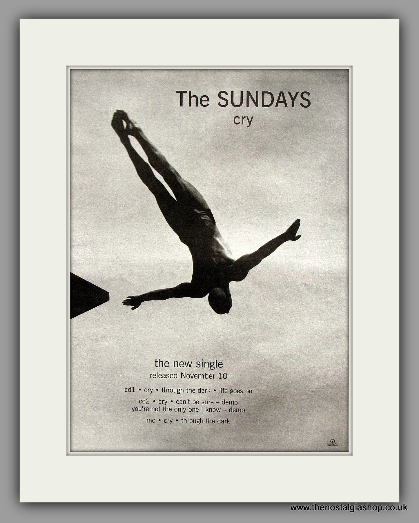 Sundays (The) Cry. Original Vintage Advert 1997 (ref AD10335)