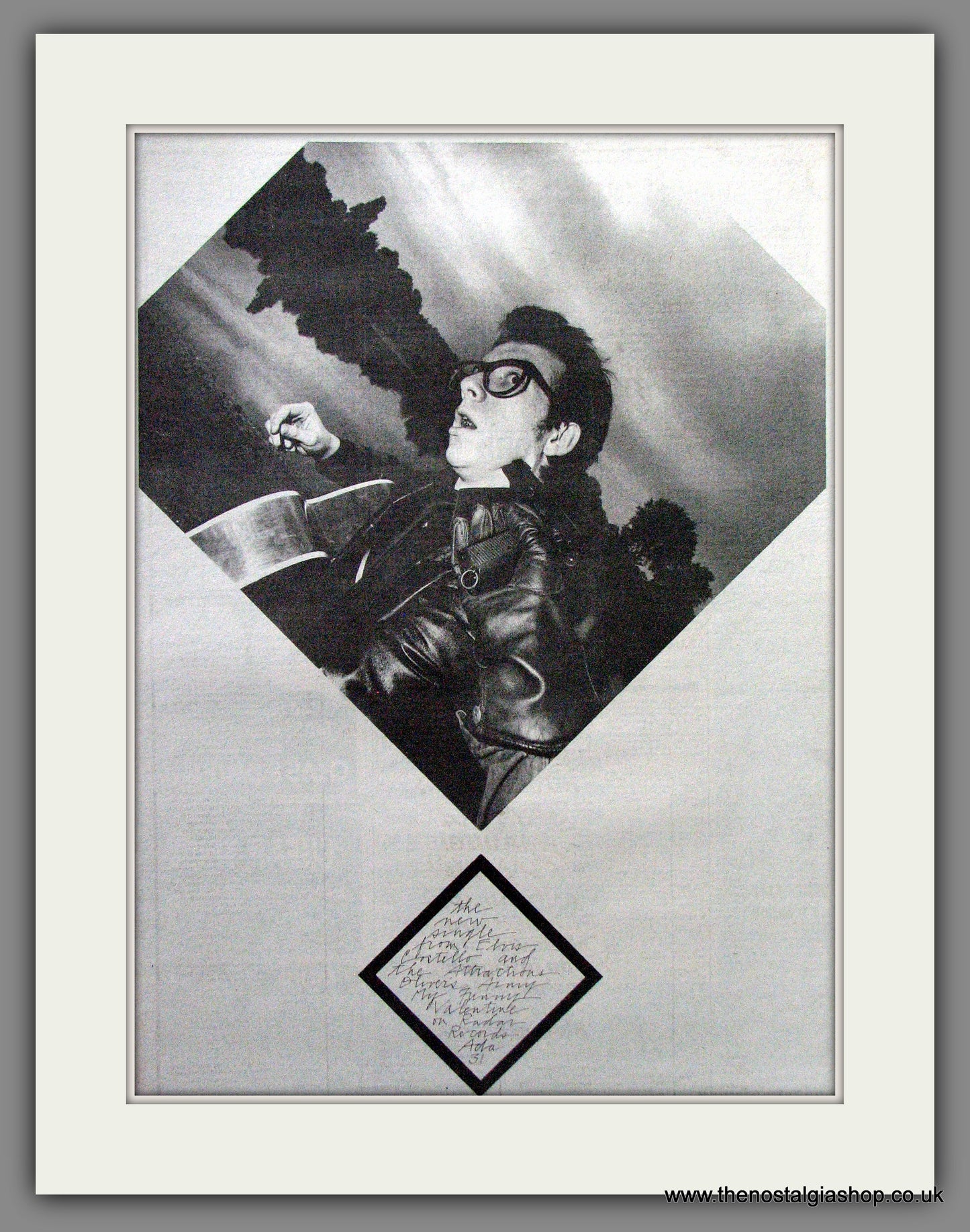 Elvis Costello & The Attractions Oliver's Army. Original Advert 1979 (ref AD12813)