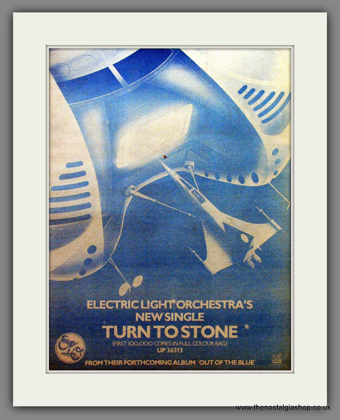 Electric Light Orchestra Turn To Stone. Original Advert 1977 (ref AD12819)