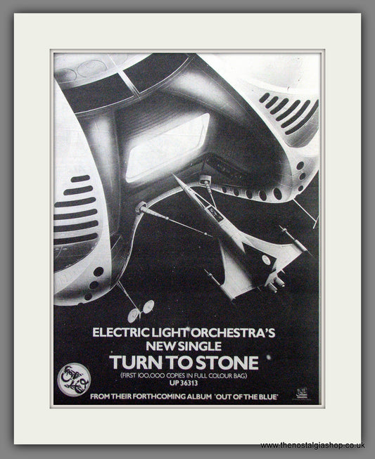 Electric Light Orchestra Turn To Stone. Original Advert 1977 (ref AD12820)