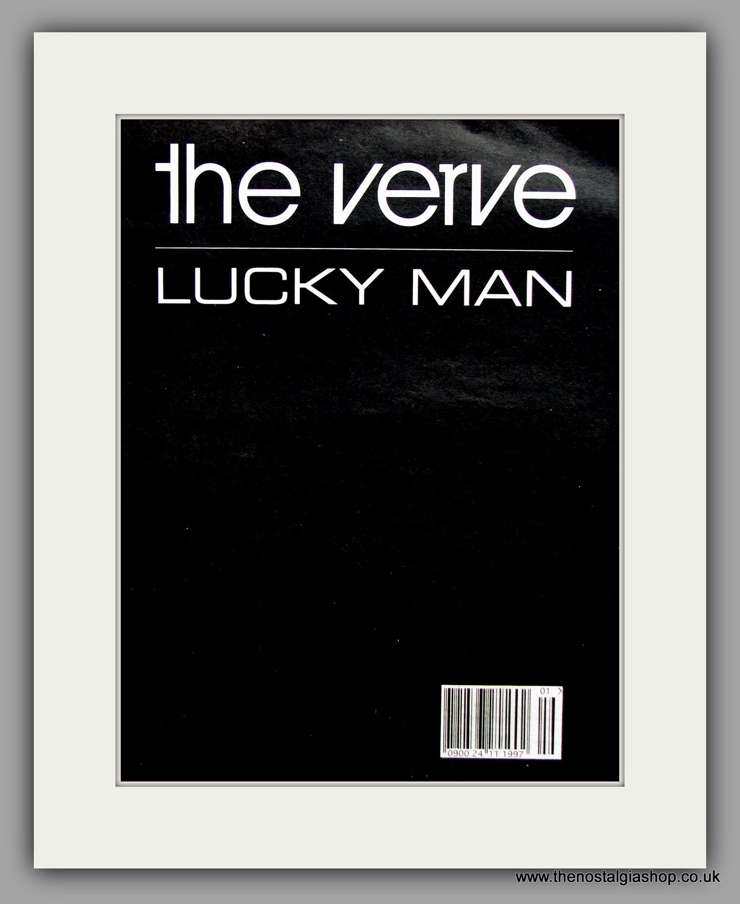 Verve (The) Lucky Man. Original Vintage Advert 1997 (ref AD10349)