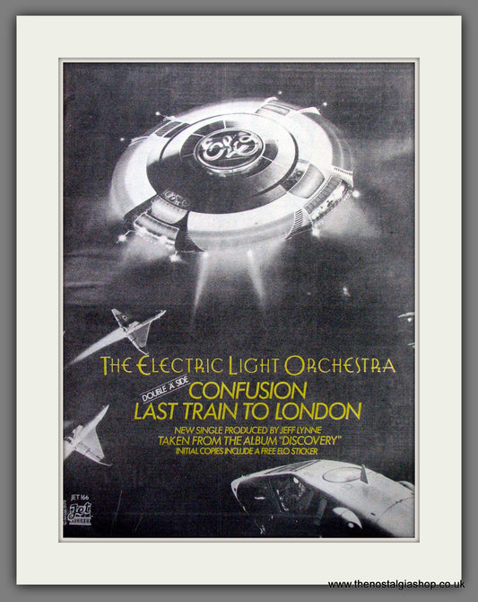 Electric Light Orchestra Confusion Last Train To London. Original Advert 1979 (ref AD12830)