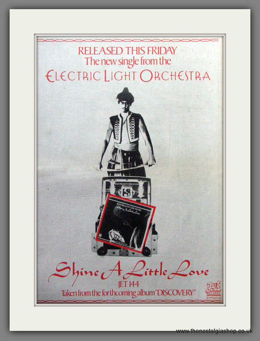 Electric Light Orchestra Shine A Little Love. Original Advert 1979 (ref AD12831)