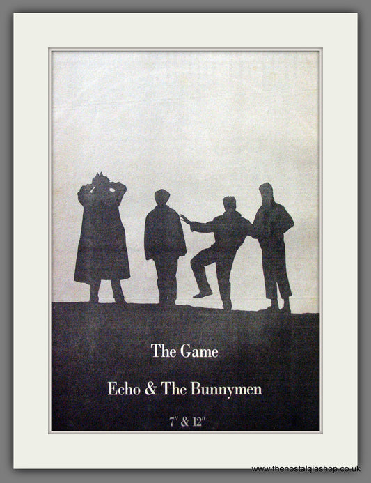 Echo And The Bunnymen The Game. Original Advert 1987 (ref AD12865)