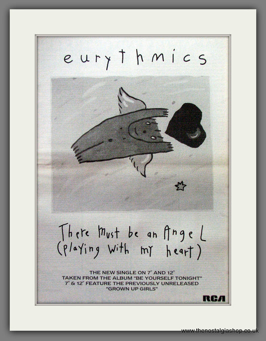 Eurythmics  There Must Be An Angel. Original Advert 1985 (ref AD12880)