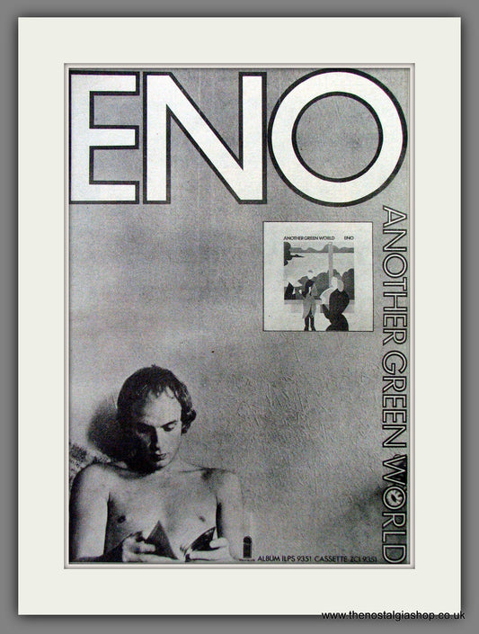 Eno Another Green World. Original Advert 1975 (ref AD12898)