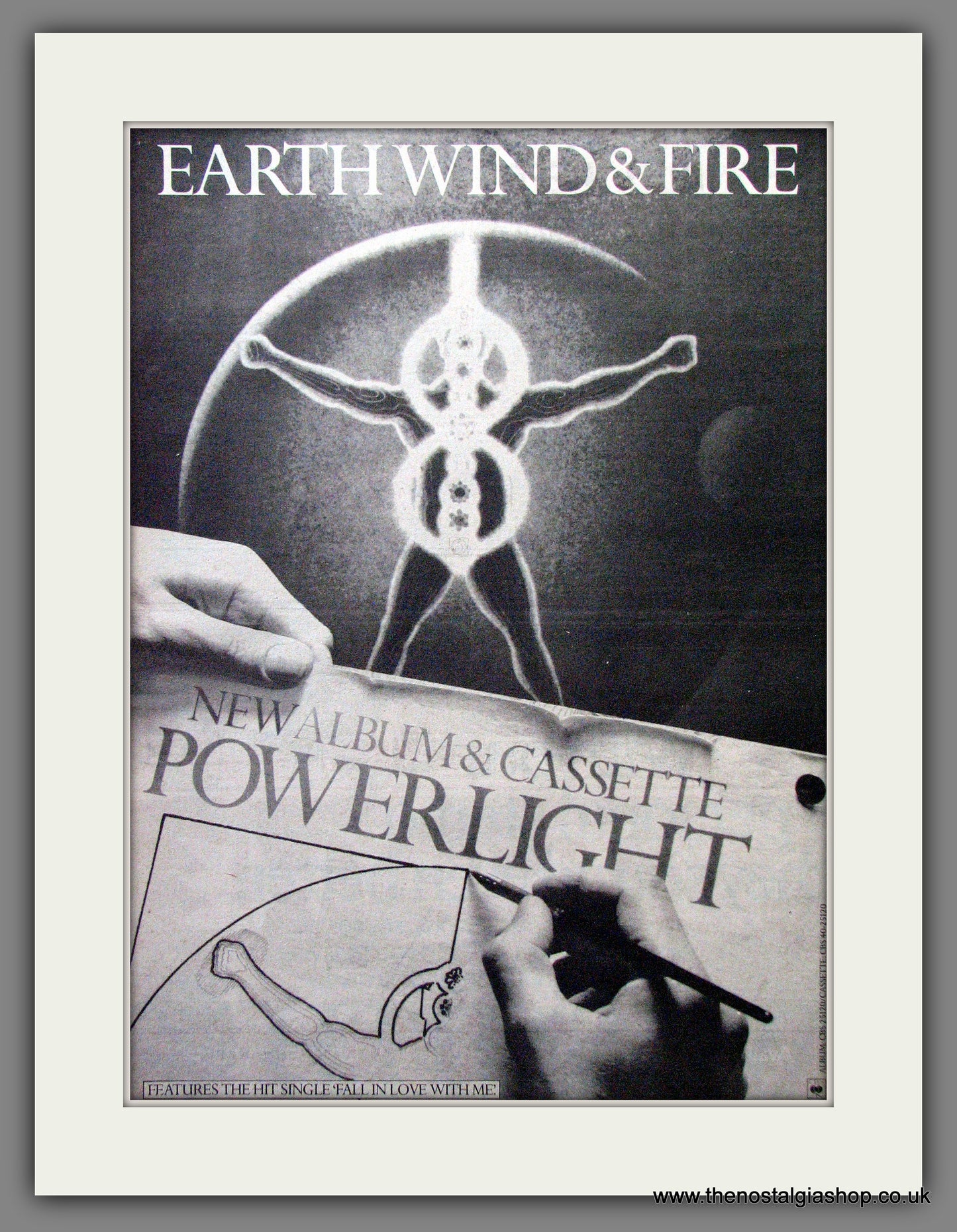 Earth Wind & Fire Power Light. Original Advert 1983 (ref AD12917)