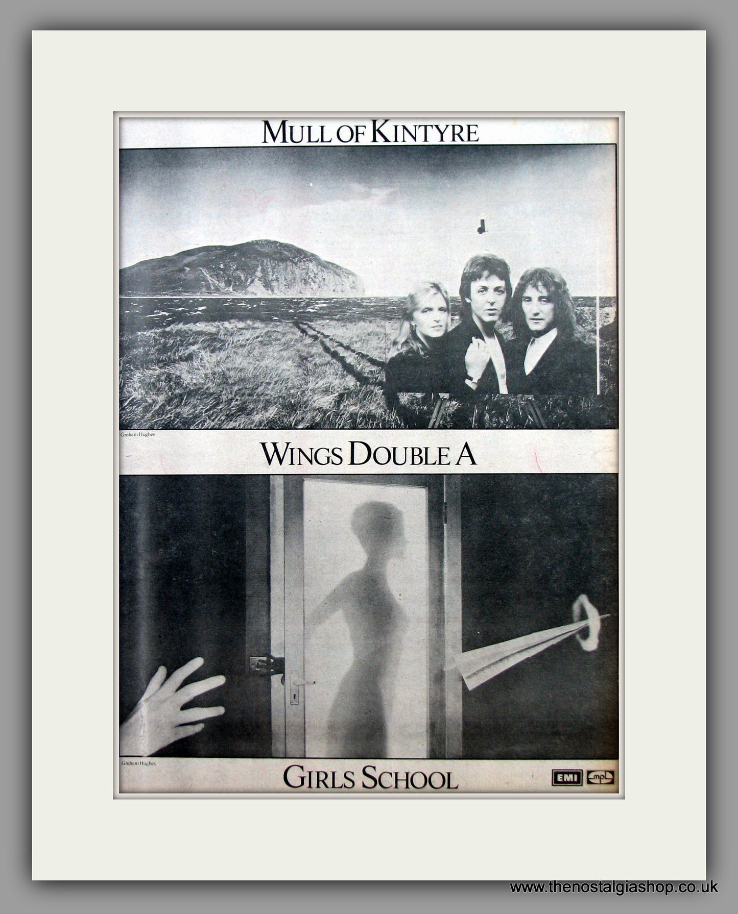 Wings. Mull Of Kintyre.  Original Vintage Advert 1977 (ref AD10435)