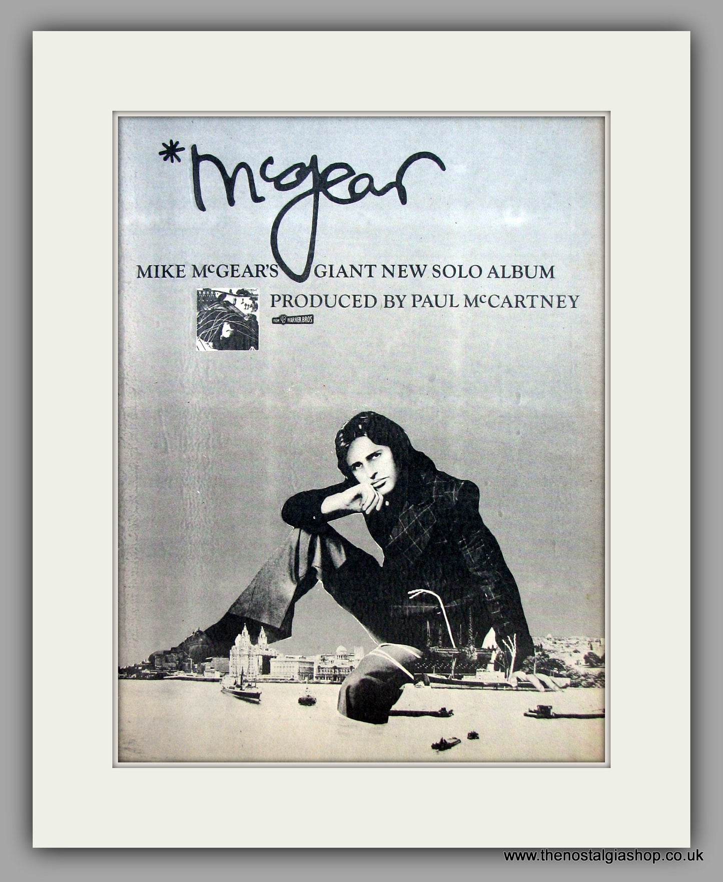 Mike McGear.  Original Vintage Advert 1974 (ref AD10436)