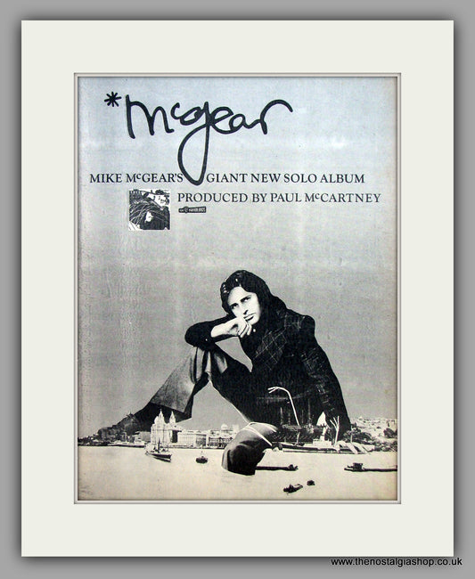 Mike McGear.  Original Vintage Advert 1974 (ref AD10436)