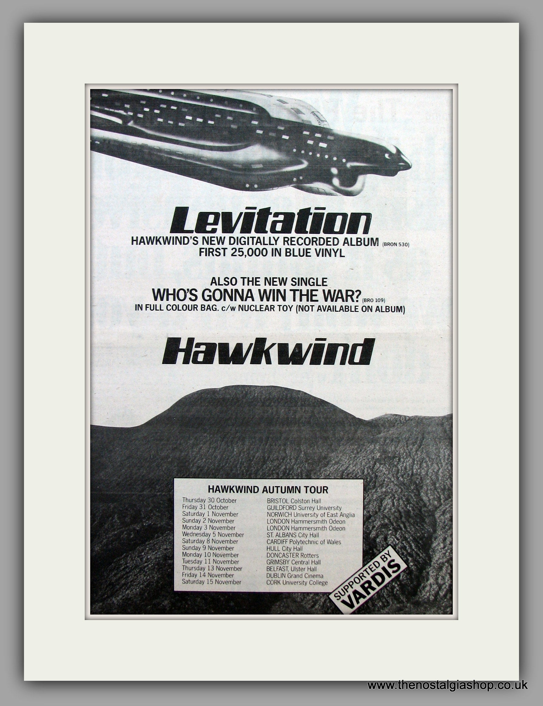 Hawkwind - Levitation. Original Vintage Advert 1980 (ref AD10474) – The ...